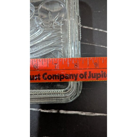 Federal Glass Clear Ribbed Refrigerator Dish W/ Veggie Lid Art - Vintage Charm - Picture 10 of 11